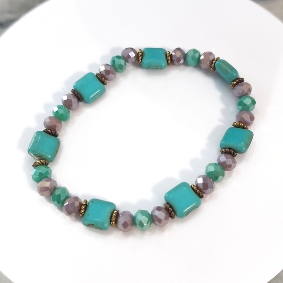 Stretch bead bracelet - Picture 1 of 5